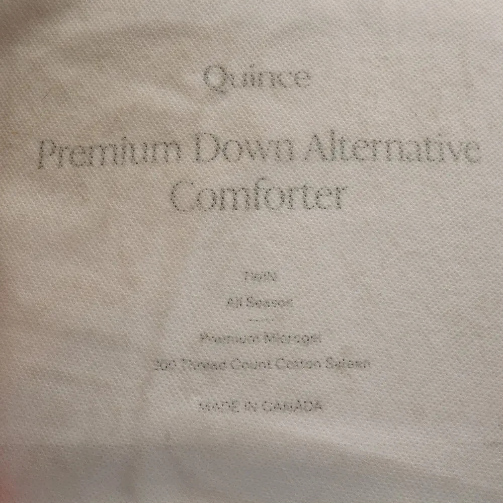 Quince duvet insert